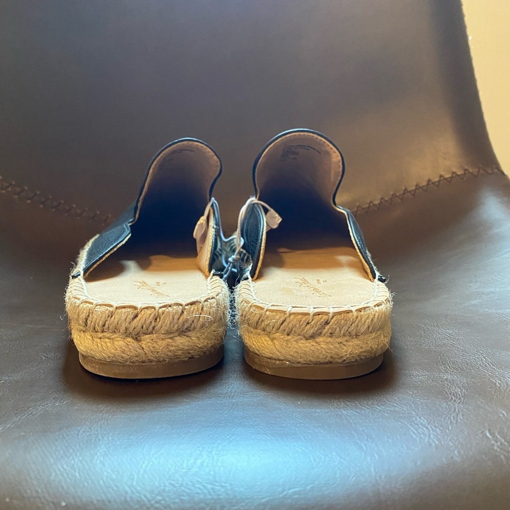 Black and rope loafer slip ons from Target - Picture 3 of 4